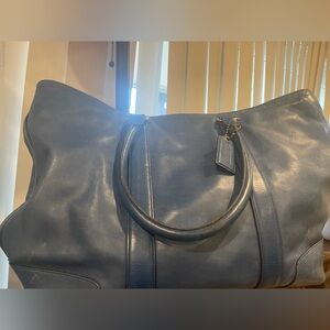 Coach Blue Leather Tote
